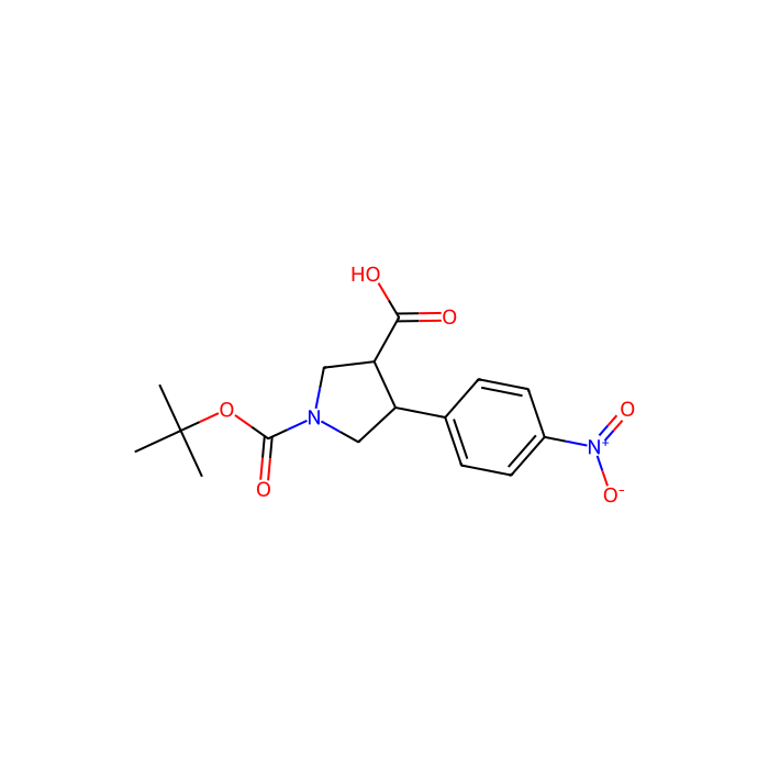 Boc-(+/-)-trans-4-(4-nitro-phenyl)-pyrrolidine-3-carboxylic acid - ≥95% CAS No(959579-94-3) by Aladdin Scientific