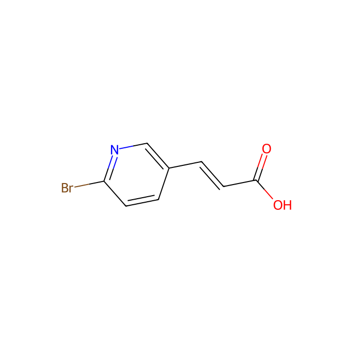 3-(6-Bromopyridin-3-yl)acrylic acid - ≥98% CAS No(1035123-89-7) by Aladdin Scientific