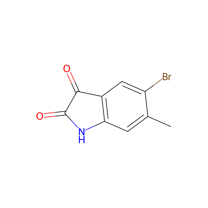 5-Bromo-6-methylindoline-2,3-dione - ≥97% CAS No(106976-23-2) by Aladdin Scientific