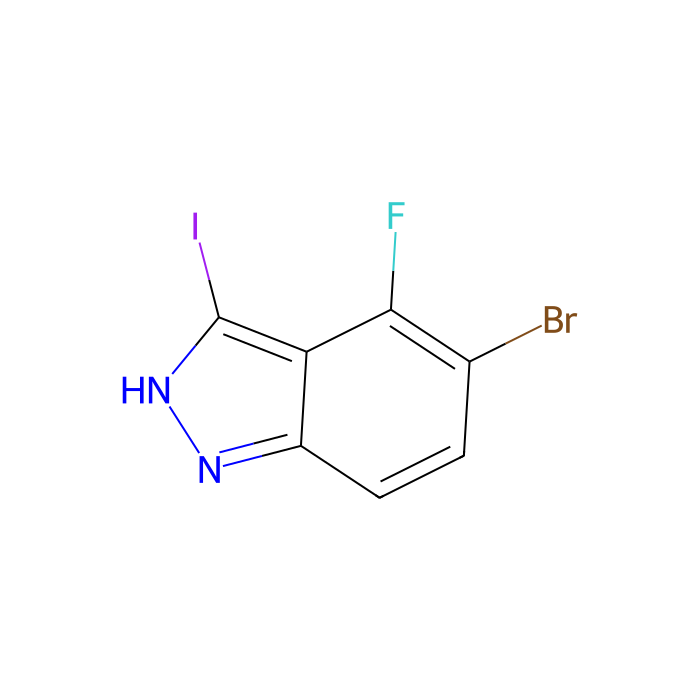 5-Bromo-4-fluoro-3-iodo-1H-indazole - ≥98% CAS No(1082041-88-0) by Aladdin Scientific