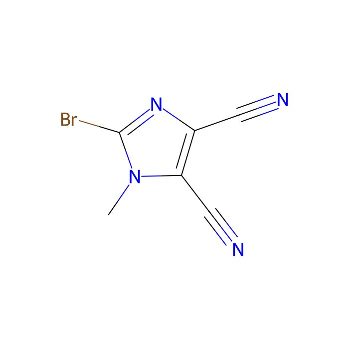 2-Bromo-1-methyl-1H-imidazole-4,5-dicarbonitrile - ≥98% CAS No(115905-43-6) by Aladdin Scientific