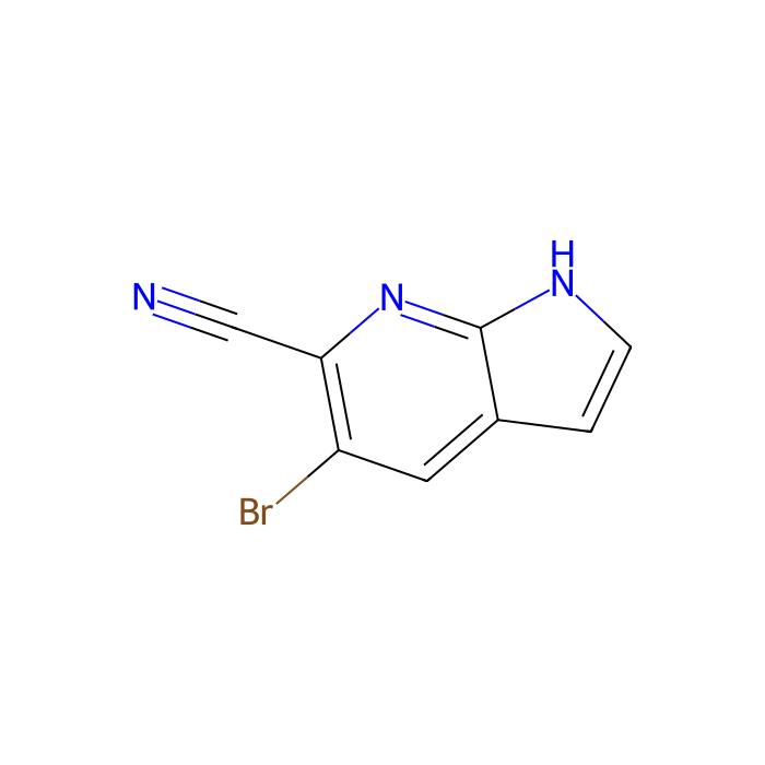 5-Bromo-1H-pyrrolo[2,3-b]pyridine-6-carbonitrile - ≥97% CAS No(1190317-45-3) by Aladdin Scientific