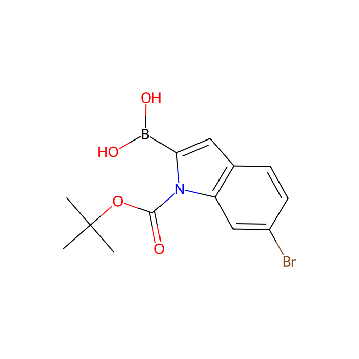 (6-Bromo-1-(tert-butoxycarbonyl)-1H-indol-2-yl)boronic acid - ≥96% CAS No(1217500-59-8) by Aladdin Scientific