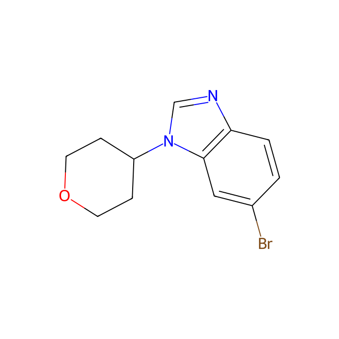 6-Bromo-1-(tetrahydro-2H-pyran-4-yl)-1H-benzo[d]imidazole - ≥98% CAS No(1245649-58-4) by Aladdin Scientific