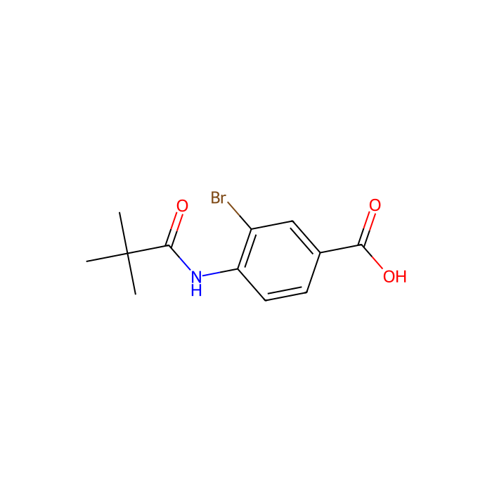 3-Bromo-4-pivalamidobenzoic acid - ≥97% CAS No(139058-18-7) by Aladdin Scientific