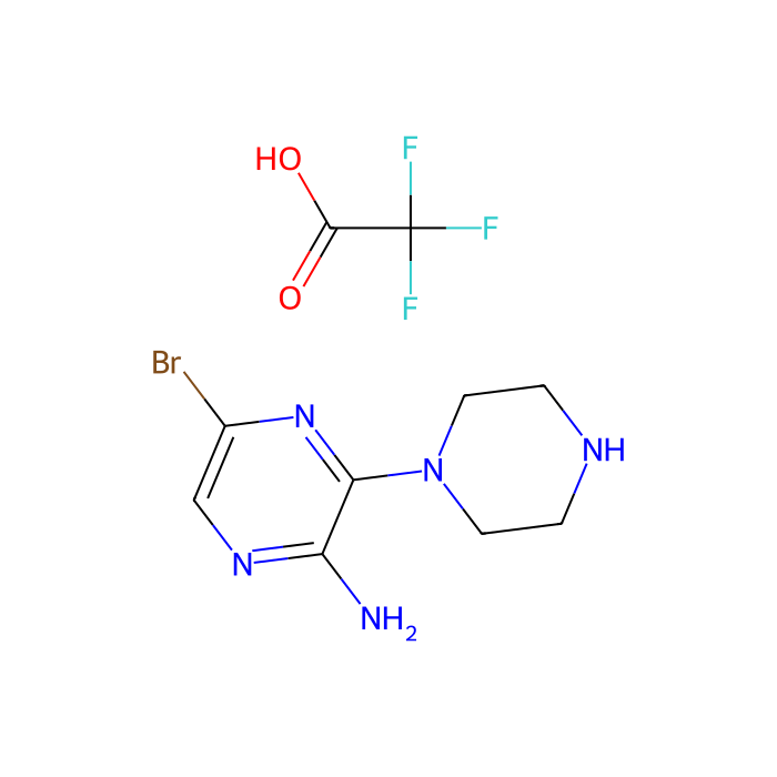 5-Bromo-3-(piperazin-1-yl)pyrazin-2-amine 2,2,2-trifluoroacetate - ≥95% CAS No(1620569-21-2) by Aladdin Scientific