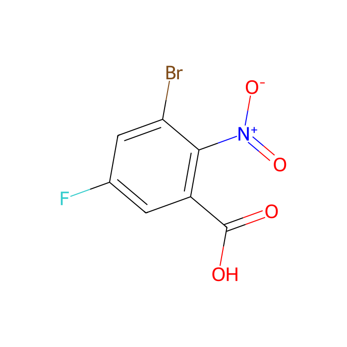 3-Bromo-5-fluoro-2-nitrobenzoic acid - ≥97% CAS No(1628556-99-9) by Aladdin Scientific