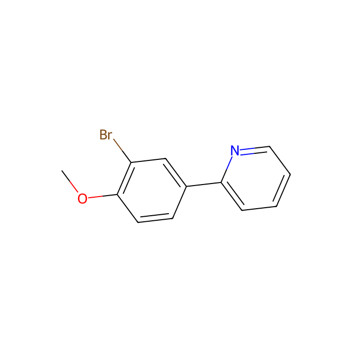 2-(3-Bromo-4-methoxyphenyl)pyridine - ≥98% CAS No(168823-65-2) by Aladdin Scientific