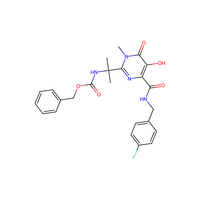 Benzyl [1-[4-[[(4-fluorobenzyl)amino]carbonyl]-5-hydroxy-1-methyl-6-oxo-1,6-dihydropyrimidin-2-yl]-1-methylethyl]carbamate - ≥95% CAS No(518048-02-7) by Aladdin Scientific
