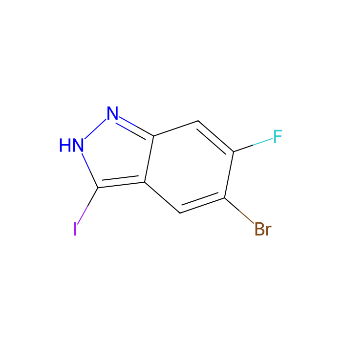 5-Bromo-6-fluoro-3-iodo-1H-indazole - ≥97% CAS No(633335-82-7) by Aladdin Scientific