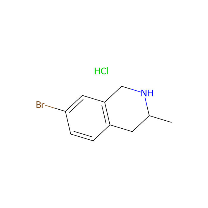 7-Bromo-3-methyl-1,2,3,4-tetrahydroisoquinoline hydrochloride - ≥97% CAS No(848135-96-6) by Aladdin Scientific