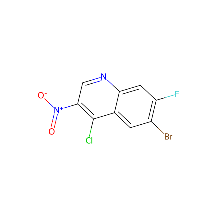 6-Bromo-4-chloro-7-fluoro-3-nitroquinoline - ≥95% CAS No(853908-81-3) by Aladdin Scientific
