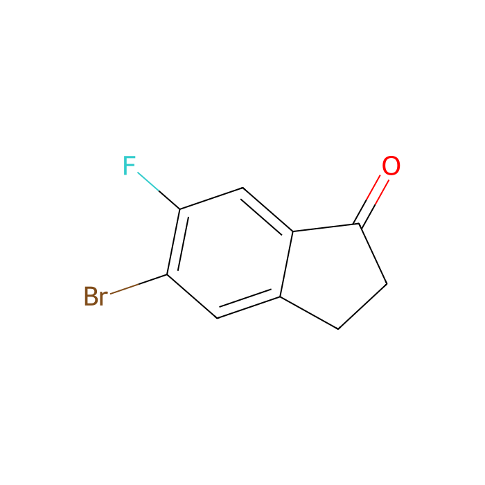 5-Bromo-6-fluoro-2,3-dihydro-1H-inden-1-one - ≥95% CAS No(866862-25-1) by Aladdin Scientific