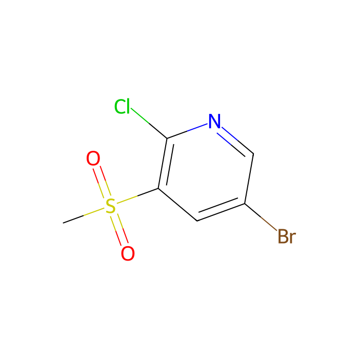 5-Bromo-2-chloro-3-(methylsulfonyl)pyridine - ≥97% CAS No(887308-14-7) by Aladdin Scientific