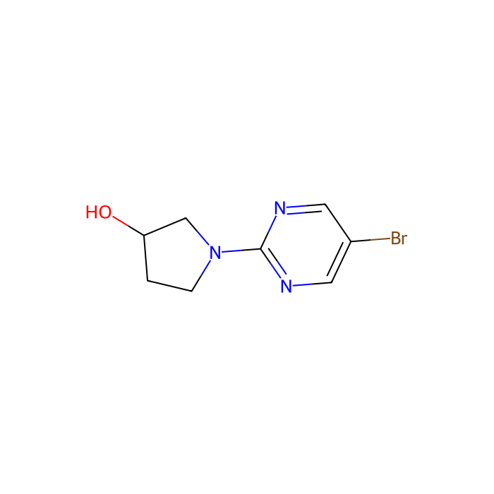 1-(5-Bromopyrimidin-2-yl)-3-pyrrolidinol - ≥97% CAS No(914347-70-9) by Aladdin Scientific