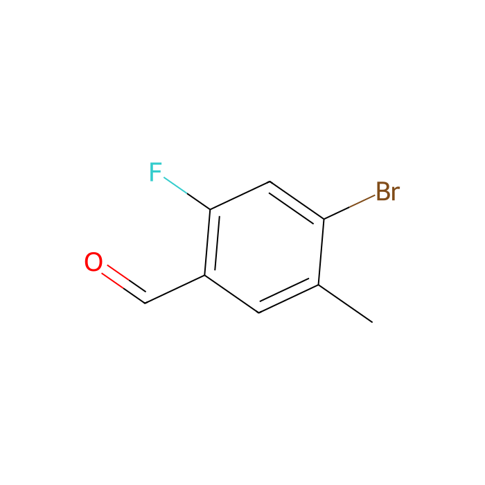 4-Bromo-2-fluoro-5-methylbenzaldehyde - ≥98% CAS No(916792-23-9) by Aladdin Scientific