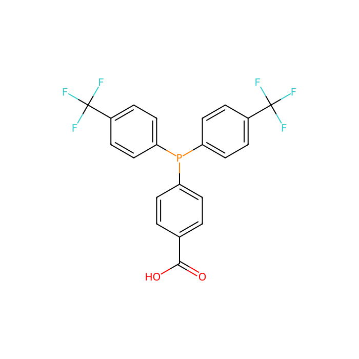 Bis(4-trifluoromethylphenyl)(4-carboxyphenyl)phosphine - ≥97% CAS No(1808959-36-5) by Aladdin Scientific