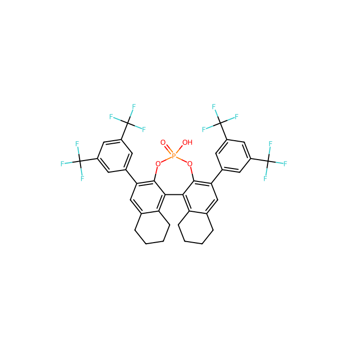 (R)-3,3'-Bis[3,5-bis(trifluoromethyl)phenyl]-5,5',6,6',7,7',8,8'-octahydro-1,1'-binaphthyl-2,2'-diyl Hydrogen Phosphate - ≥95%,≥98%(ee) CAS No(1011465-24-9) by Aladdin Scientific
