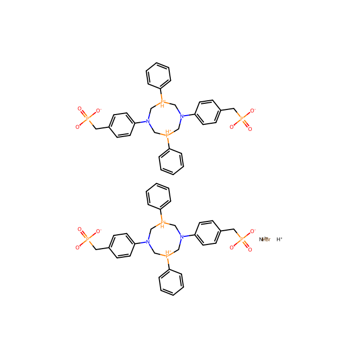 Bis{P,P''-1,5-diphenyl-3,7-bis[(4-hydrogenphosphonate)phenyl]-1,5,3,7-diazadiphosphocine} nickel(II) bromide (hydrogen bromide adduct) - ≥95% CAS No(1514896-39-9) by Aladdin Scientific