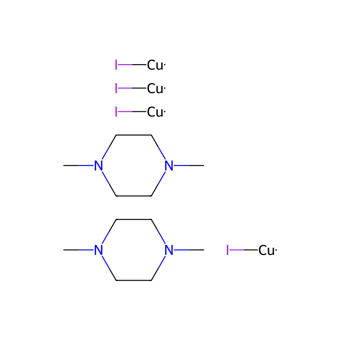 Bis(N,N''-dimethylpiperazine)tetra[copper(I) iodide] - ≥98% MOF CAS No(1401708-91-5) by Aladdin Scientific
