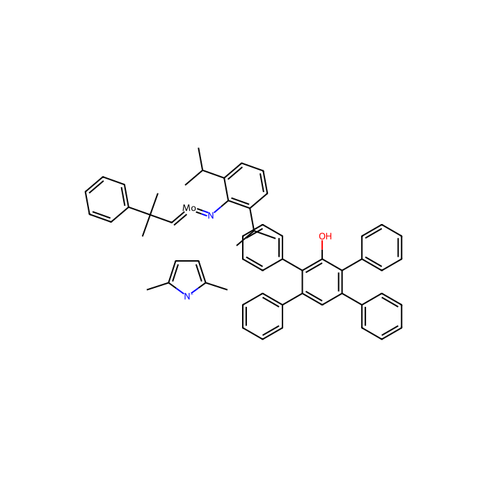 [2,6-Bis(1-methylethyl)benzenaminato(2-)](2,5-dimethyl-1H-pyrrol-1-yl)(4'',6''-diphenyl[1,1'':3'',1''''-terphenyl]-2''-olato)(2-methyl-2-phenylpropylidene) molybdenum(VI) - ≥95% CAS No(1572180-69-8) by Aladdin Scientific