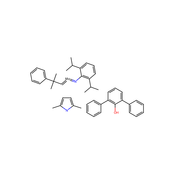 [2,6-Bis(1-methylethyl)benzenaminato(2-)](2,5-dimethyl-1H-pyrrol-1-yl)(2-methyl-2-phenylpropylidene)([1,1'':3'',1''''-terphenyl]-2''-olato) molybdenum(VI) - ≥95% CAS No(1703808-70-1) by Aladdin Scientific