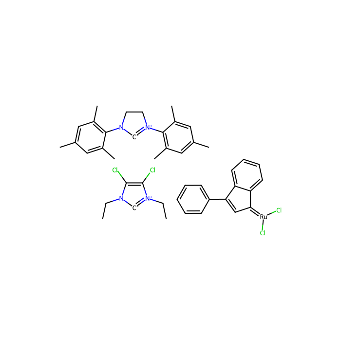 1,3-Bis(2,4,6-trimethylphenyl)-2-imidazolidinylidene)(3-phenyl-1H-inden-1-ylidene)(4,5-dichloro-1,3-diethyl-1,3-dihydro-2H-imidazol-2-ylidene)ruthenium(II) dichloride - ≥95% CAS No(1228169-92-3) by Aladdin Scientific