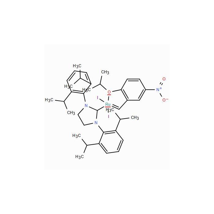 [1,3-Bis(2,6-di-i-propylphenyl)imidazolidin-2-ylidene)(2-i-propoxy-5-nitrobenzylidene) ruthenium(II) diiodide - ≥95% CAS No(1874265-00-5) B282739 by Aladdin Scientific