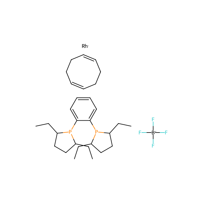 (+)-1,2-Bis((2S,5S)-2,5-diethylphospholano)benzene(1,5-cyclooctadiene)rhodium(I) tetrafluoroborate - ≥98% CAS No(213343-64-7) by Aladdin Scientific