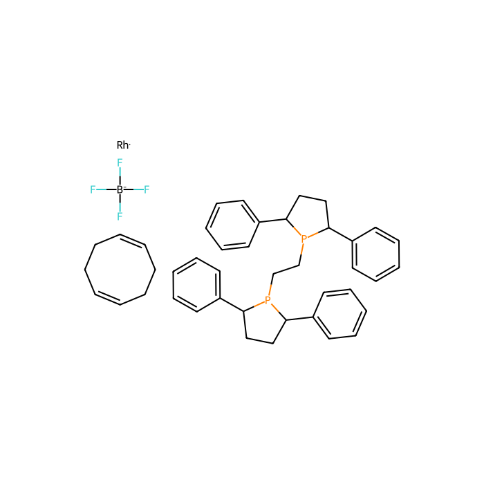 (+)-1,2-Bis((2S,5S)-2,5-diphenylphospholano)ethane(1,5-cyclooctadiene)rhodium(I) tetrafluoroborate - ≥98%, (S,S)-Ph-BPE-Rh CAS No(849950-53-4) by Aladdin Scientific