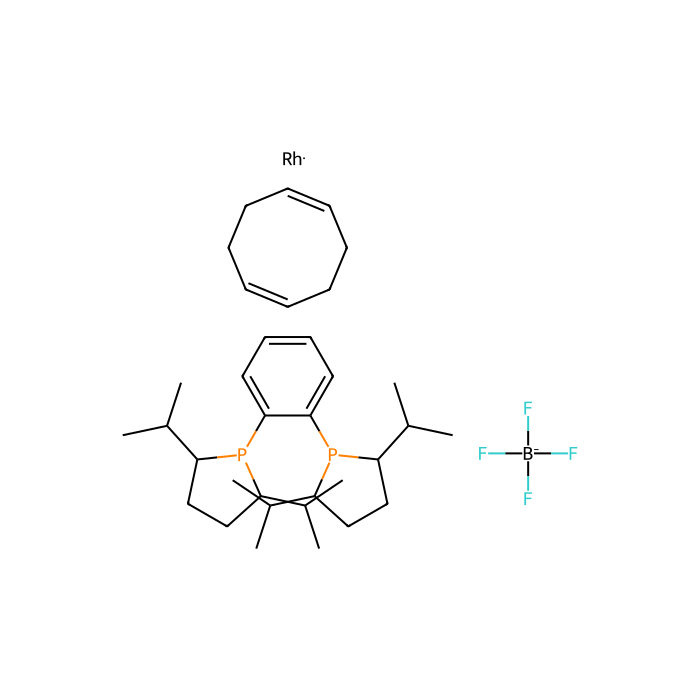 (+)-1,2-Bis((2R,5R)-2,5-di-i-propylphospholano)benzene)1,5-cyclooctadiene)rhodium(I) tetrafluoroborate - ≥98%, (R,R)-i-Pr-DUPHOS-Rh CAS No(569650-64-2) by Aladdin Scientific