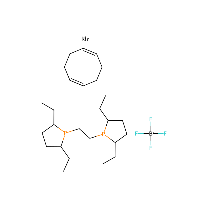 1,2-Bis((2R,5R)-2,5-diethylphospholano)ethane(cyclooctadiene)rhodium(I) tetrafluoroborate - ≥95% CAS No(136705-70-9) by Aladdin Scientific