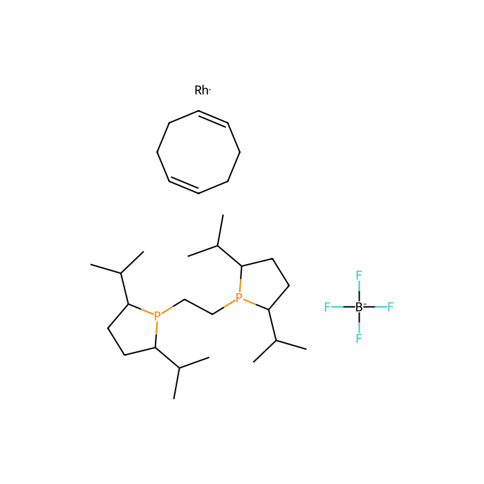 1,2-Bis((2R,5R)-2,5-di-i-propylphospholano)ethane(cyclooctadiene)rhodium(I) tetrafluoroborate - ≥95% CAS No(136705-72-1) by Aladdin Scientific