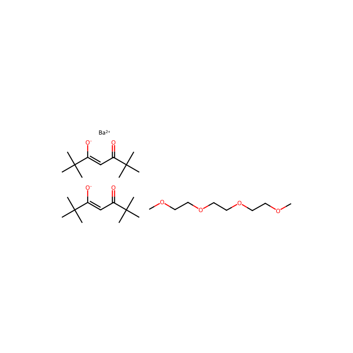 Bis(2,2,6,6-tetramethyl-3,5-heptanedionato)barium triglyme adduct - ≥99.99% metals basis, Sr 0.5% CAS No(149160-45-2) by Aladdin Scientific
