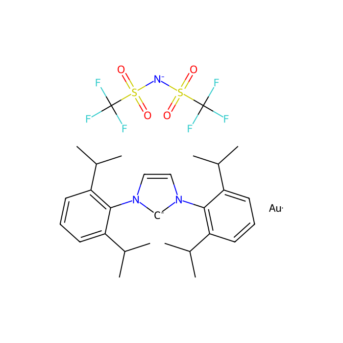[1,3-Bis(2,6-di-i-propylphenyl)imidazol-2-ylidene][bis(trifluoromethanesulfonyl)imide]gold(I) - ≥95% CAS No(951776-24-2) by Aladdin Scientific