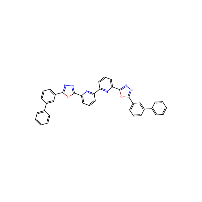 6,6'-Bis[5-(biphenyl-4-yl)-1,3,4-oxadiazo-2-yl]-2,2'-bipyridyl - sublimed grade, ≥99%(HPLC) CAS No(1219827-28-7) by Aladdin Scientific