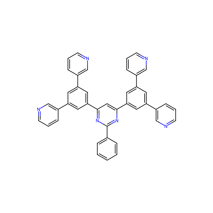 4,6-Bis(3,5-di(pyridin-3-yl)phenyl)-2-phenylpyrimidine - sublimed grade, ≥99% CAS No(1097652-82-8) by Aladdin Scientific