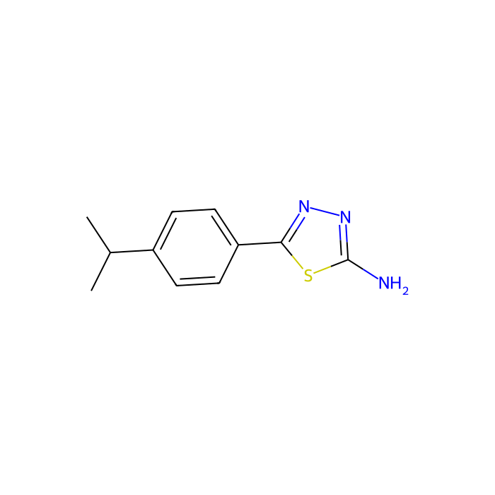 5-(4-Isopropylphenyl)-1,3,4-Thiadiazol-2-Amine - ≥95% CAS No(100987-89-1) by Aladdin Scientific