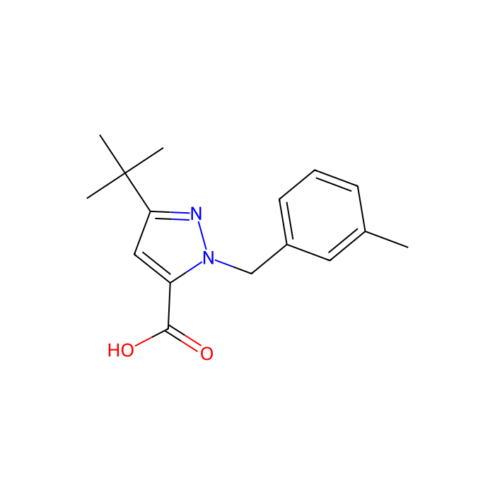 3-(tert-butyl)-1-(3-methylbenzyl)-1H-pyrazole-5-carboxylic acid - ≥95% CAS No(306937-00-8) by Aladdin Scientific