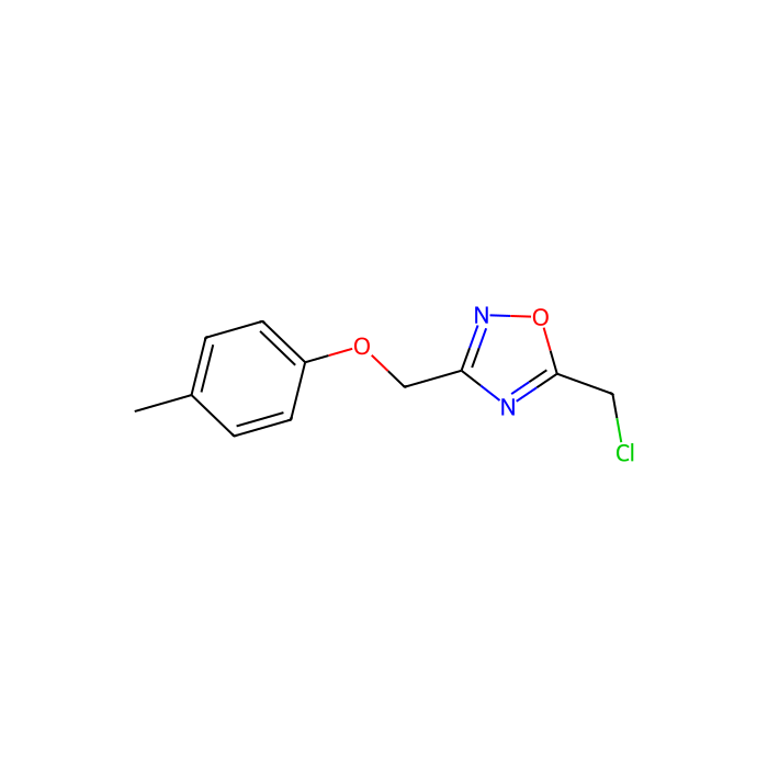 5-(chloromethyl)-3-[(4-methylphenoxy)methyl]-1,2,4-oxadiazole - ≥95% CAS No(850375-37-0) by Aladdin Scientific