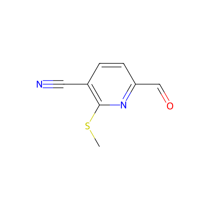 6-formyl-2-(methylsulfanyl)pyridine-3-carbonitrile - ≥95% CAS No(175277-27-7) by Aladdin Scientific