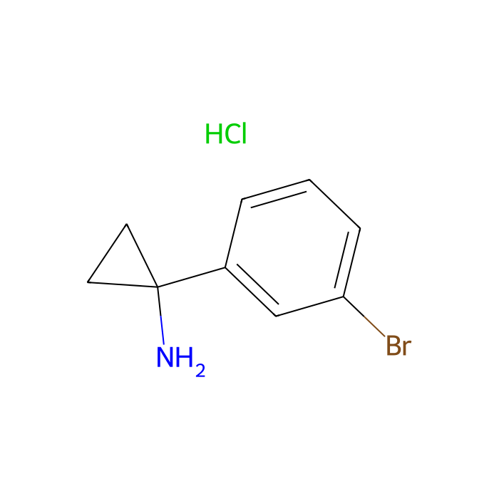 1-(3-bromophenyl)cyclopropan-1-amine hydrochloride - ≥97% CAS No(597563-15-0) by Aladdin Scientific