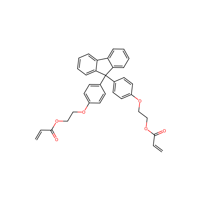 9,9-Bis[4-(2-acryloyloxyethyloxy)phenyl]fluorene - 93% solid content CAS No(161182-73-6) by Aladdin Scientific