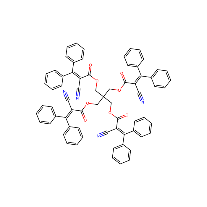 2,2-Bis(((2-cyano-33-diphenylacryloyl)oxy)methyl)propane-1,3-diyl bis(2-cyano-3,3-diphenylacrylate) - ≥95% CAS No(178671-58-4) by Aladdin Scientific