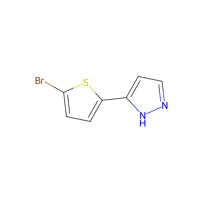 5-(5-Bromothien-2-yl)-1H-pyrazole - ≥97% CAS No(166196-67-4) by Aladdin Scientific