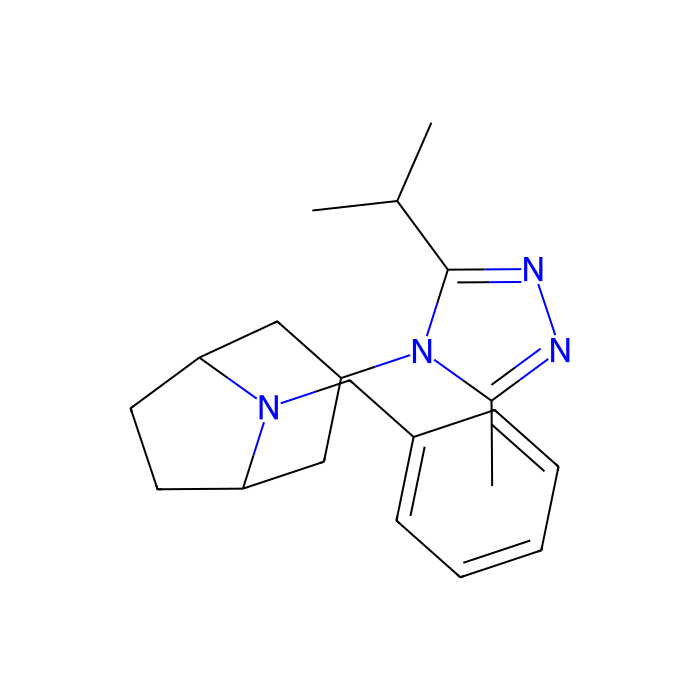 8-Benzyl-3-exo-(5-isopropyl-3-methyl-4H-1,2,4-triazol-4-yl)-8-azabicyclo[3.2.1]octane - ≥95% CAS No(423165-13-3) by Aladdin Scientific