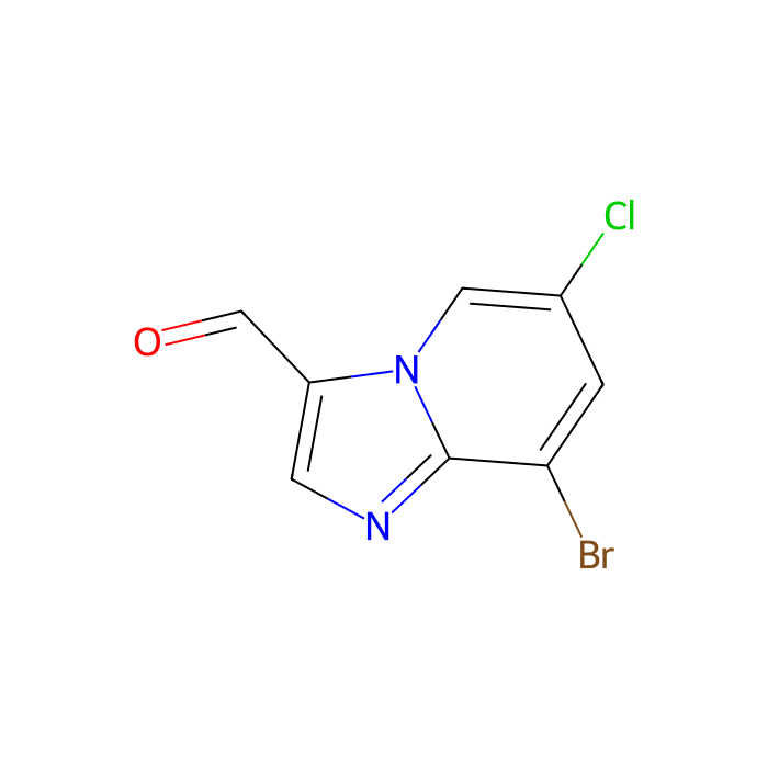 8-Bromo-6-chloroimidazo[1,2-a]pyridine-3-carbaldehyde - ≥97% CAS No(1093092-63-7) by Aladdin Scientific