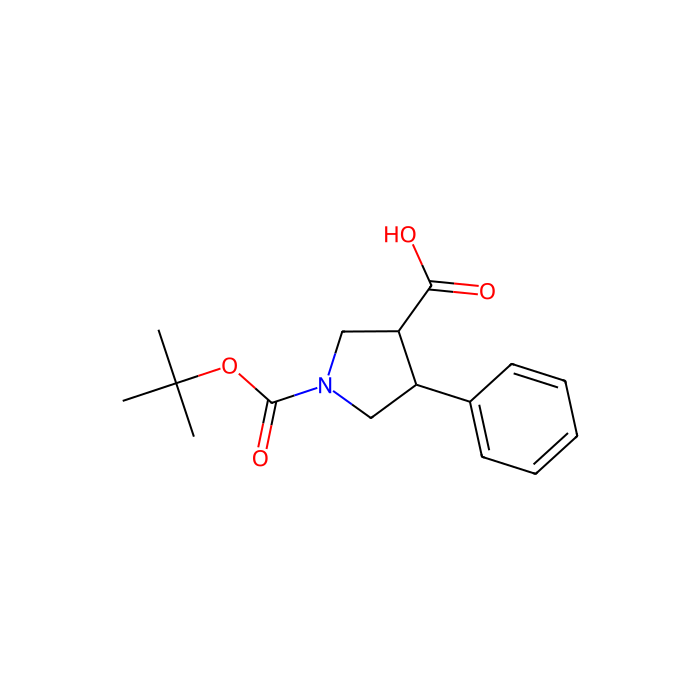 Boc-trans-4-phenylpyrrolidine-3-carboxylicacid - ≥98% CAS No(221142-28-5) by Aladdin Scientific