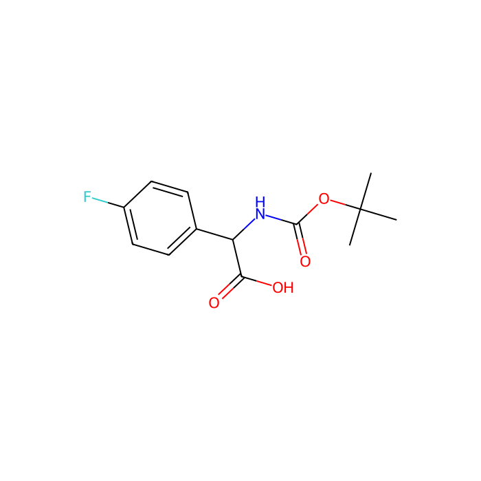 Boc-4-fluoro-D-phenylglycine - ≥98% CAS No(196707-32-1) by Aladdin Scientific
