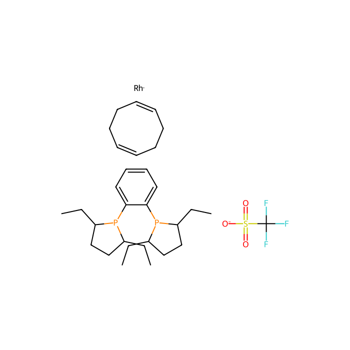 1,2-Bis[(2S,5S)-2,5-diethylphospholano]benzene(1,5-cyclooctadiene)rhodium(I) trifluoromethanesulfonate - ≥98% CAS No(142184-30-3) by Aladdin Scientific